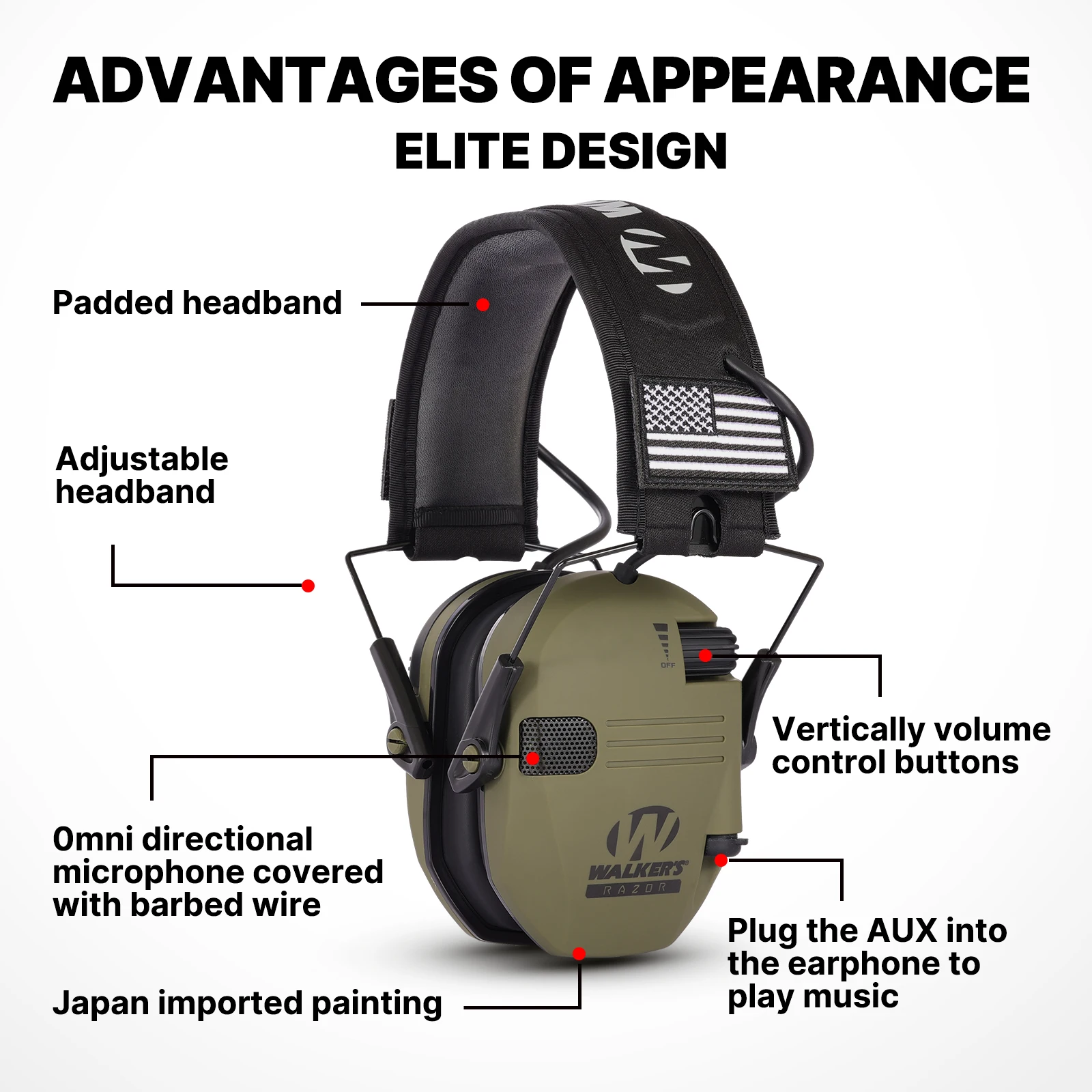 Electronic Headset Protector Shooting Electronic Headset Tactical