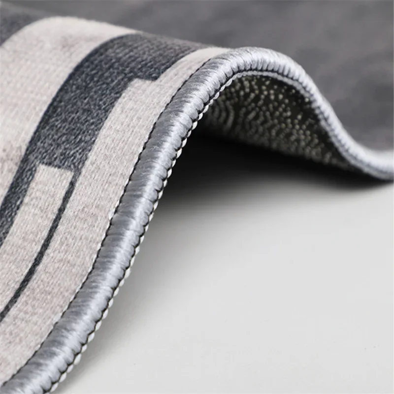Decorative Carpet Non Slip Carpet Coral Velvet Rug Modern Crystal Velvet Carpets For Living Room Washable Bath Mat Children's Bedroom Bedside Rug Kitchen Anti-slip Mat Decoration