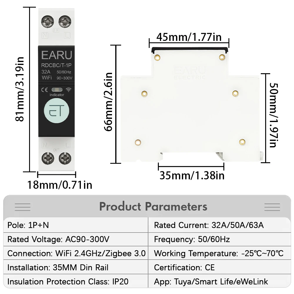 Smart relay switch remote control functions