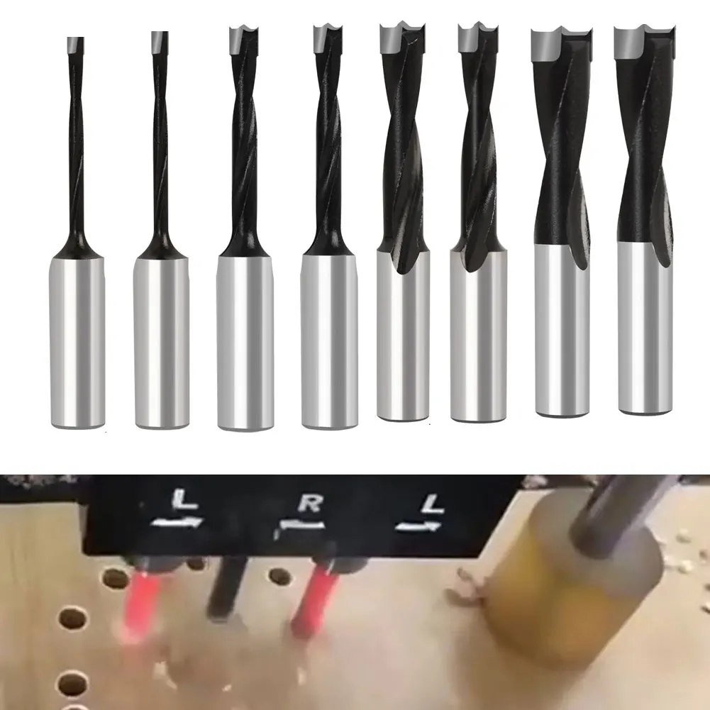 

Woodworking Forstner Drill Bits Hole Opener Reversible Gang Drill Router Bit Wood Carbide Row Drill Batch Tools