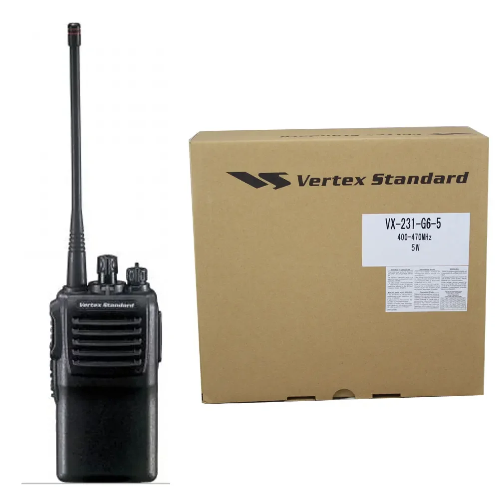 VX-231 VHF/UHF Portable Two Way Radio Replace for Vertex Standard VX-231 VX-261 VX-351 Walkie Talkie with Li-ion Battery Charger 2