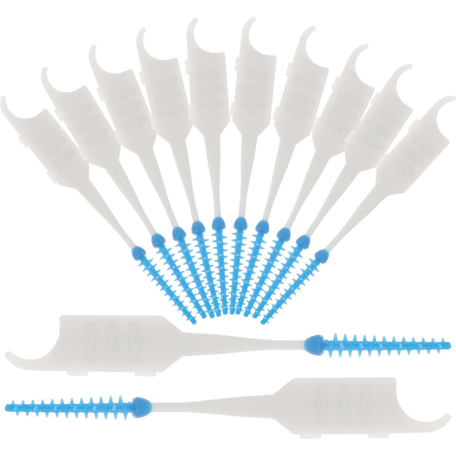 

200pcs Interdental Brush Toothpick Flossing Picks Brush Care Floss Cleaning Tool