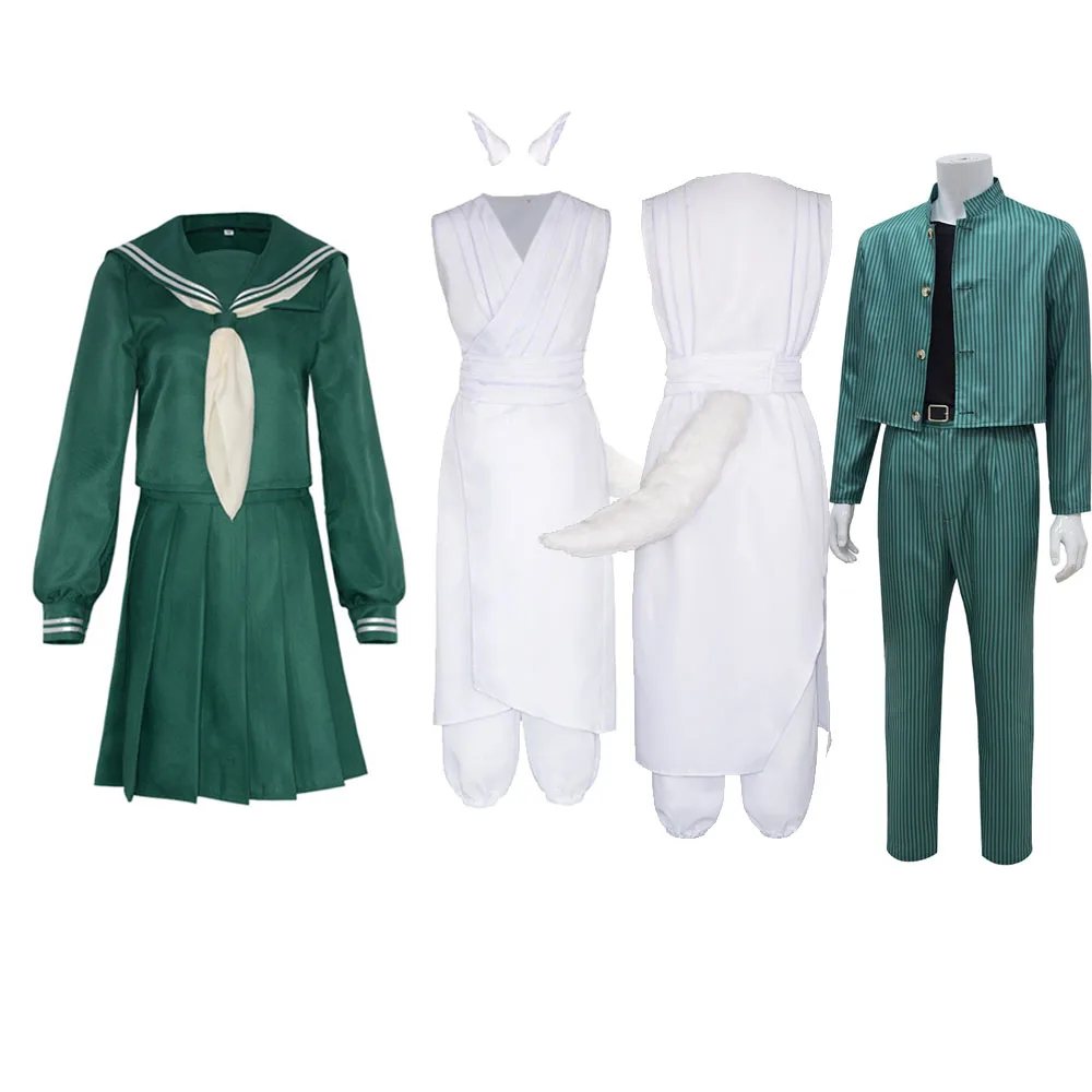 Фото Аниме YuYu Hakusho Yuusuke Urameshi Keiko Yukimura Uniform Fantasia Kurama костюмы для косплея Хэллоуин №1