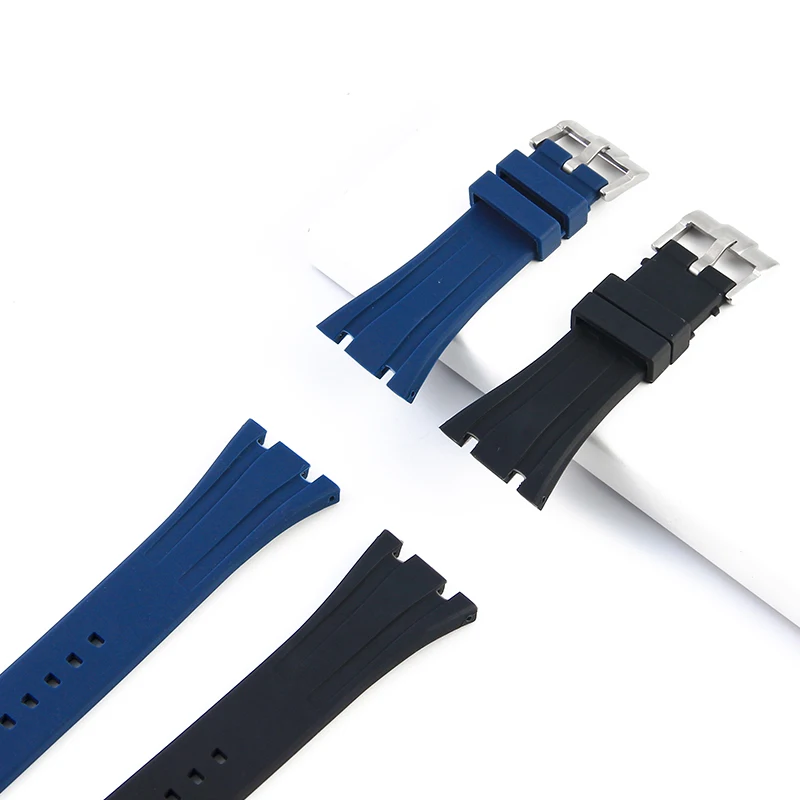 Premium Silicone Waterproof Watch Band for Luxury Timepieces - 26mm Strap