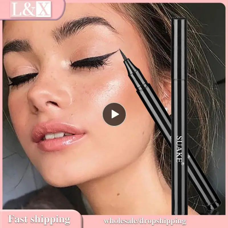 

Black Liquid Eyeliner Waterproof Long Lasting Eye Liner Pencil Quick Drying Not Bloom Natural Eyeliner Liquid Pen Cosmetic Tools