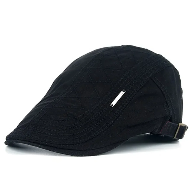 

Summer Flat Cap New Cotton Beret Hats for Men Male Vintage Casquette Caps Fall Berets Women Men's Hat for Auntumn Winter