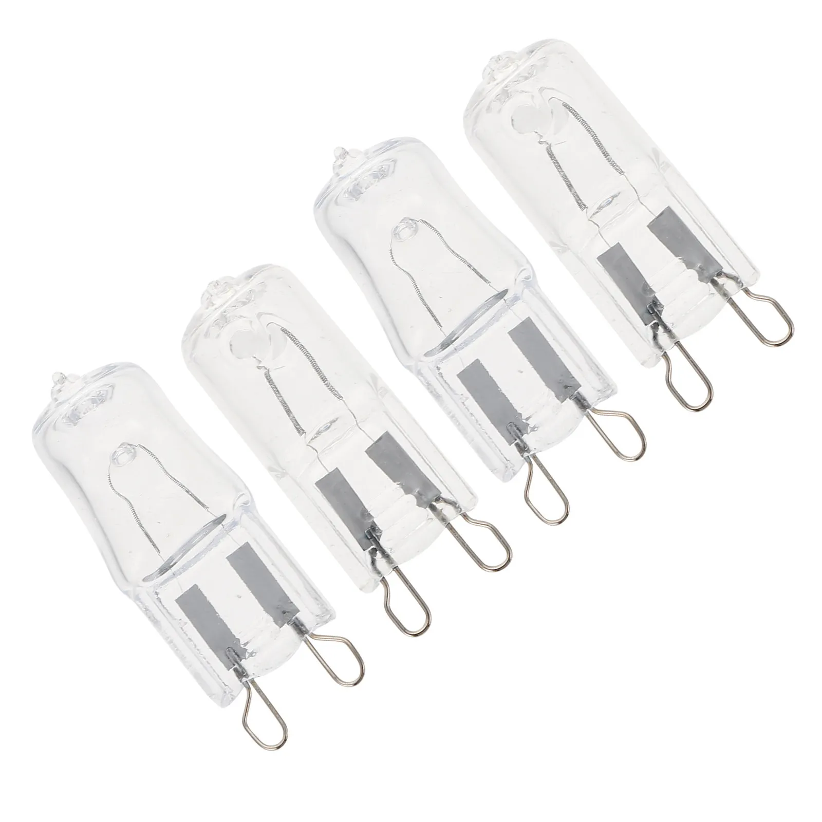4Pcs 전자레인지 전구 G9 할로겐 교체 전구 오븐 전자레인지 조명을 위한 높은 내구성 밝기