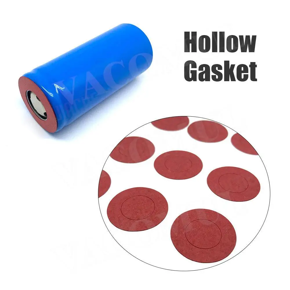 18650 21700 26650 Li-ion Battery Insulation Gasket Pack 150PCS Cell Electrode Insulated Tool Single Barley Paper battery insulation gasket