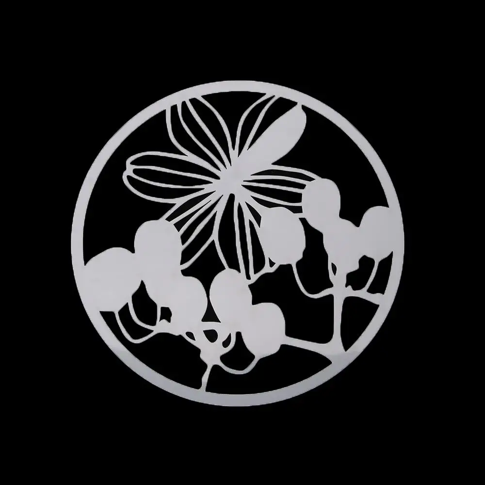 

Round Flower Card DIY Scrapbooking Spray Template Ruler Painting Supplies Stencils