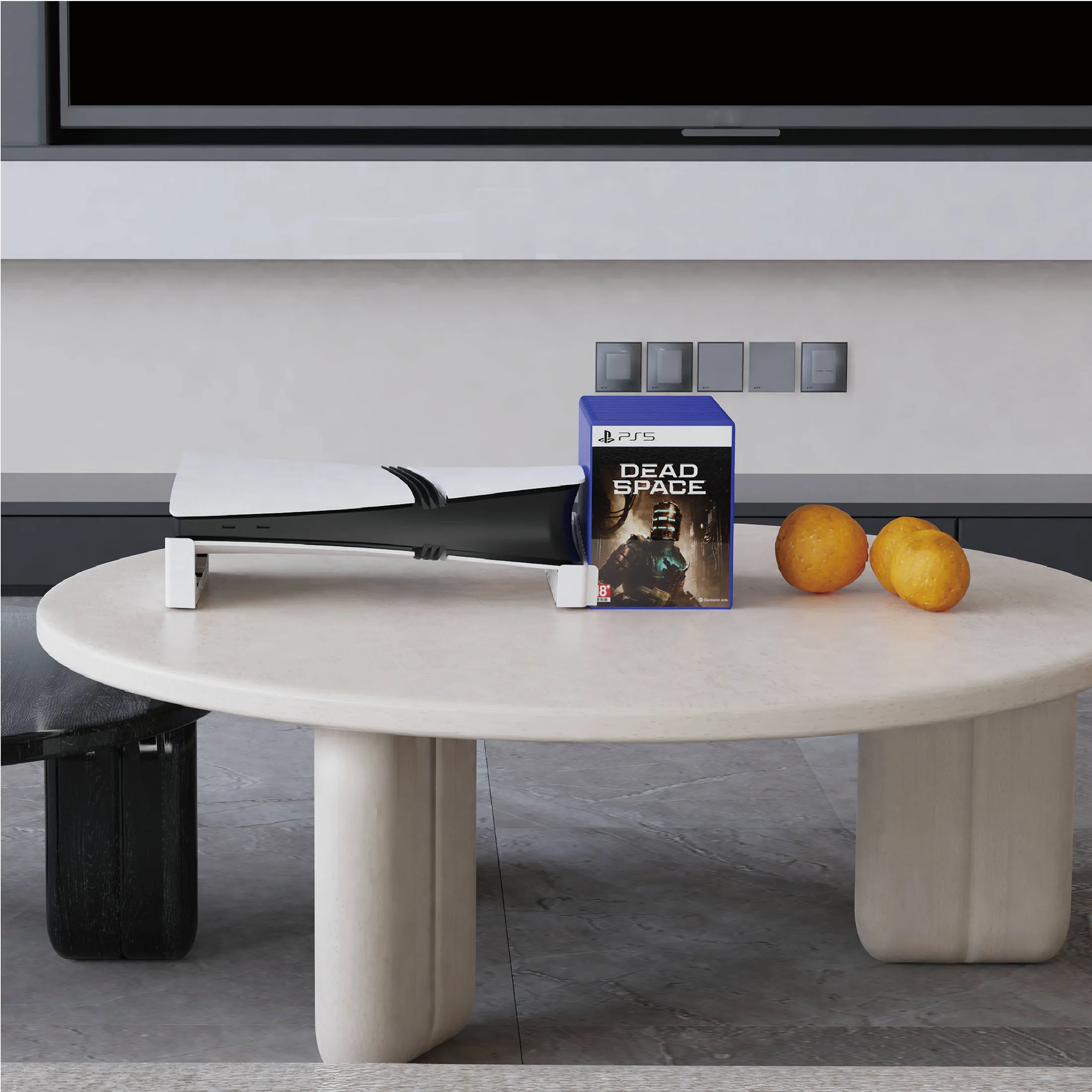 Vertical Console Stand with Game Disc Storage