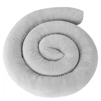  ﻿   Cuscino per cuscino per letto con paraurti lungo 2 m per protezione per culla, altezza 8 cm, set di biancheria da letto per arredamento per culla
