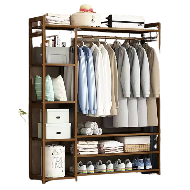 Assembled Wood Hangers Hat Coat Display Floor Standing Rack 8 Hooks Nordic  Bag Clothes Storage Hanger Bedroom Clothing Organizer - Coat Racks -  AliExpress