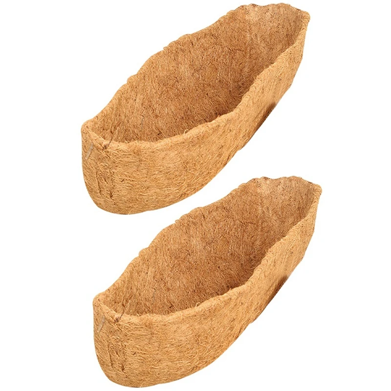 2 Pcs Coconut Liner Natural Coconut Fiber Basket Replacement Liner Perfect Planter Replacement For The Old