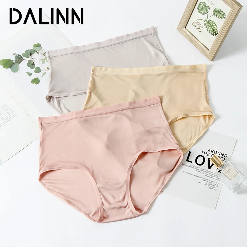 

3PCS/Set Women's Panties, 100%Real Silk Underwear, High Rise, Comfortable Female Briefs, Cozy Basic Underpants, 2024