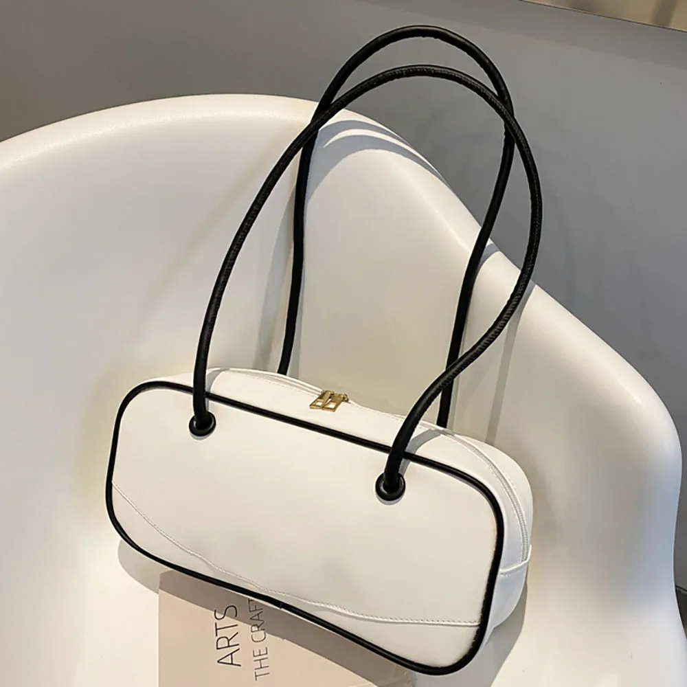 

2023 New Fashion Women's Underarm Bag Multi functional Retro Handheld Shoulder Bag European Fashion PU Leather