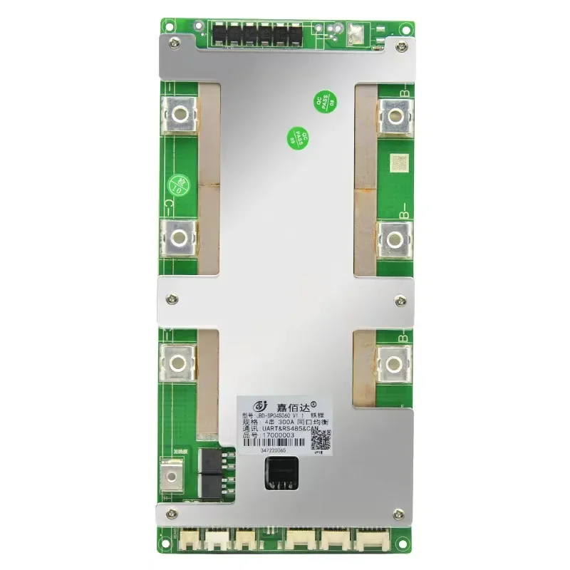 JBD 스마트 블루투스 BMS 고전류 UART RS485 CAN 히팅 시리즈 연결 기능, 리튬 배터리용, 4S, 12V, LiFePo4, 300A