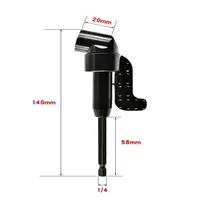 Foret magnétique à tige hexagonale 105 degrés 1 4, tournevis d'extension d'angle, tournevis d'angle, accessoires pour outils électriques 5