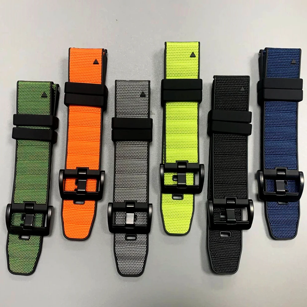 Durable Nylon Silicone Quick Fit Strap – 26 22mm Premium Band