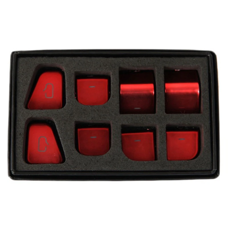 

Кнопка переключателя для автомобильного стеклоподъемника, внутренняя отделка для двери, для Tesla Model3 2021, высококачественные аксессуары для интерьера из АБС, красный