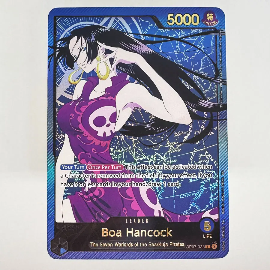원피스 TCG 보아 핸콕 프록시 카드 워로드 쿠자 해적단 얼터네이트 아트 패러렐 포일 풀 아트 OP01/OP07/PRB02