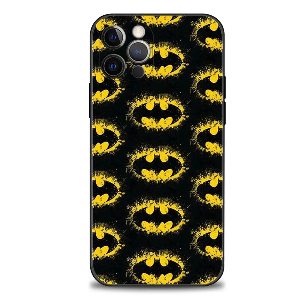 Phone Case for iPhone 13 12 11 Pro Max XR X XS 8 7 6 6S Plus 13mini 5 5S SE 12mini Cover Silicon Coque Batman Cartoon