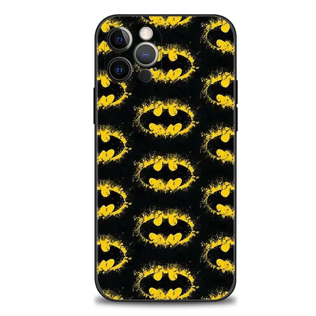 Phone Case for iPhone 13 12 11 Pro Max XR X XS 8 7 6 6S Plus 13mini 5 5S SE 12mini Cover Silicon Coque Batman Cartoon B06