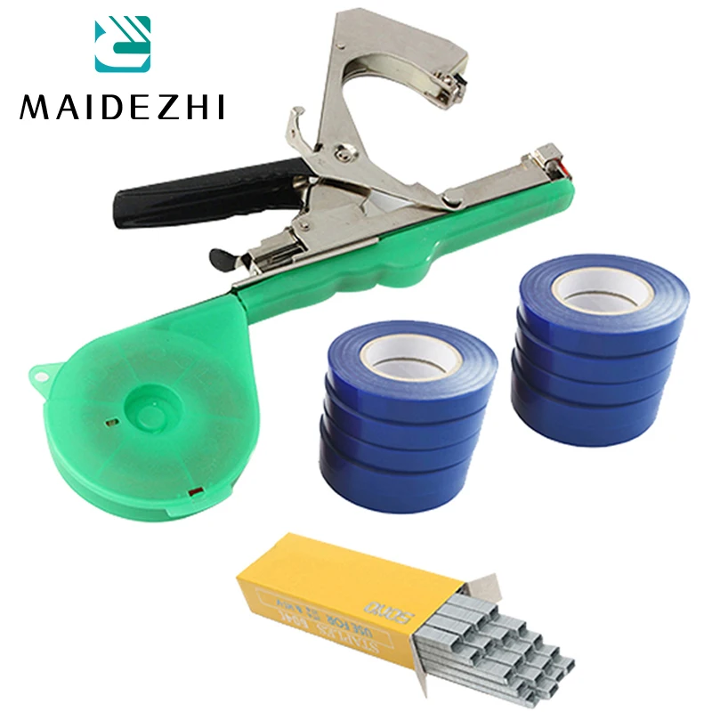 

Tying Machine Plant Garden Plant Tapetool Tapener +10 Rolls Tape Set ， Vegetable Grape Tomato Cucumber Pepper Flower