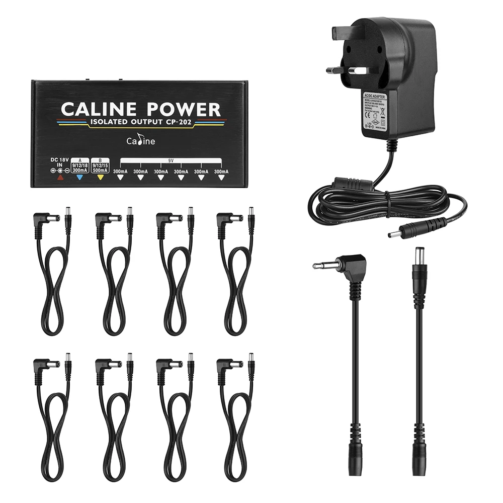 Caline CP-202 Wirklich Isoliertes Netzteil, 18 W, 8 Ausgänge