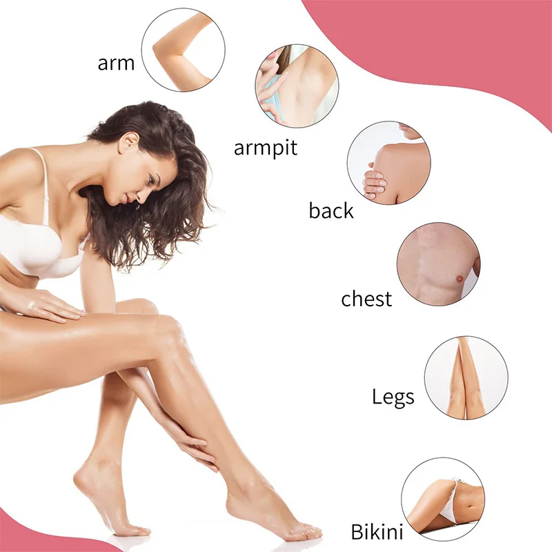 Portable Handheld Electric Heating Wax Machine Body Hair Removal Kerotherapy Hot Wax Roller Chest Arm Leg Hair Depilator Tool