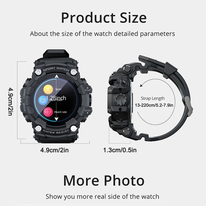 LOKMAT Attack SmartWatch ƮϽ ƮĿ  ȣȯ ð, ɹڼ  