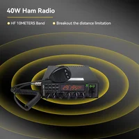 Retevis HS4 10 Meter Ham Radio Long Range Mobile Radio Multi-Mode Switch Dual Watch 6 Frequency Bands Mobile Transceiver 2