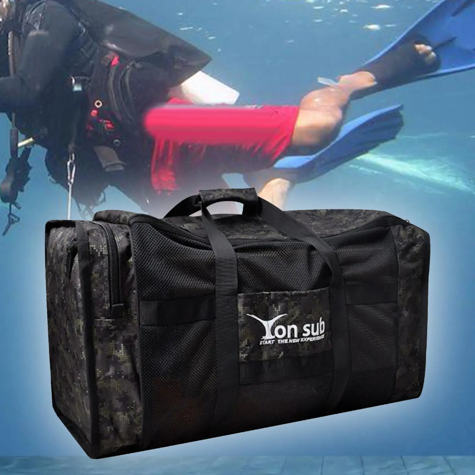 Scuba Diving Duffle Bag Multipurpose Diving Travel Duffle Bag for Kayaking Underwater Adventure Swimming Water Sports Sailing