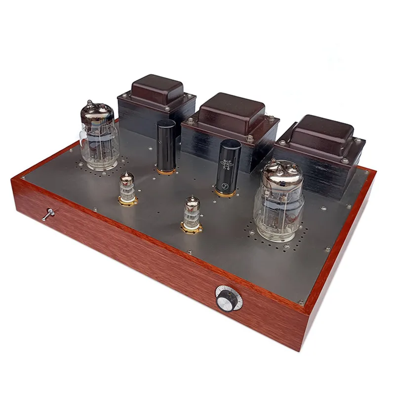 

Latest Log Shell 15W*2 Stereo 6P9P Push 6C33 Vacuum Tube Single-ended Class A HIFI Home Speaker Audio Amplifier