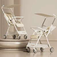 Poussettes pour bébé pliables, légères, à main, avec pare-soleil, poussette de poche de voyage pliable pour enfants 5