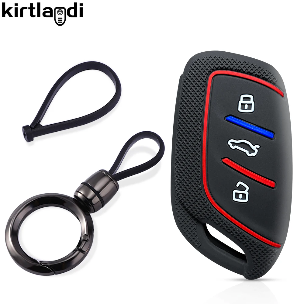 Premium Silicone Car Key Protective Cover - Sleek and Durable Design