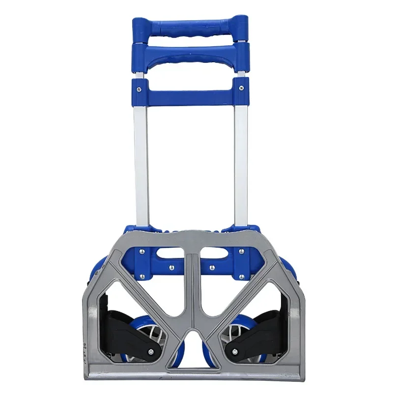 Aluminum Alloy Luggage Cart Home Trolley Outdoor Portable Folding Shopping