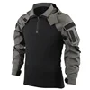 US Army CP Camouflage Multicam Military Combat T-Shirt Men Tactical Shirt Airsoft Paintball Camping Hunting Clothing 4