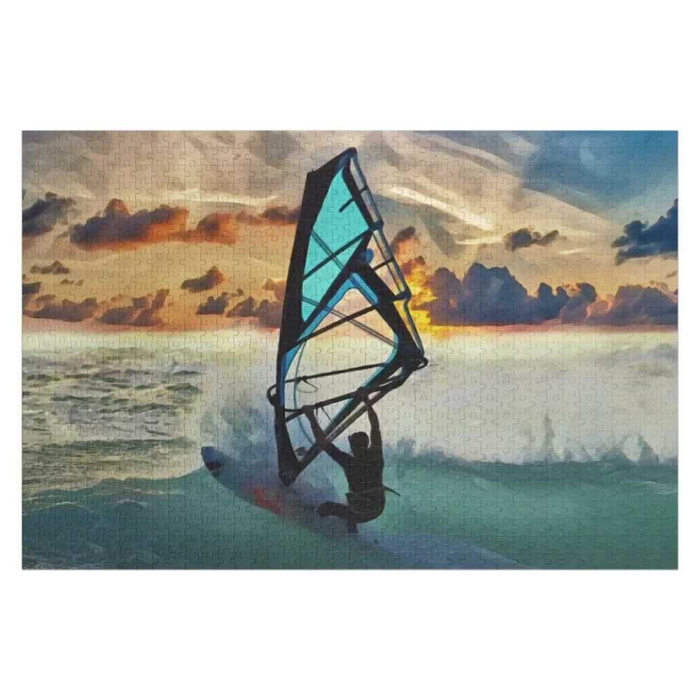 

Wave Sailing Jigsaw Puzzle Game Children Personalize Puzzle