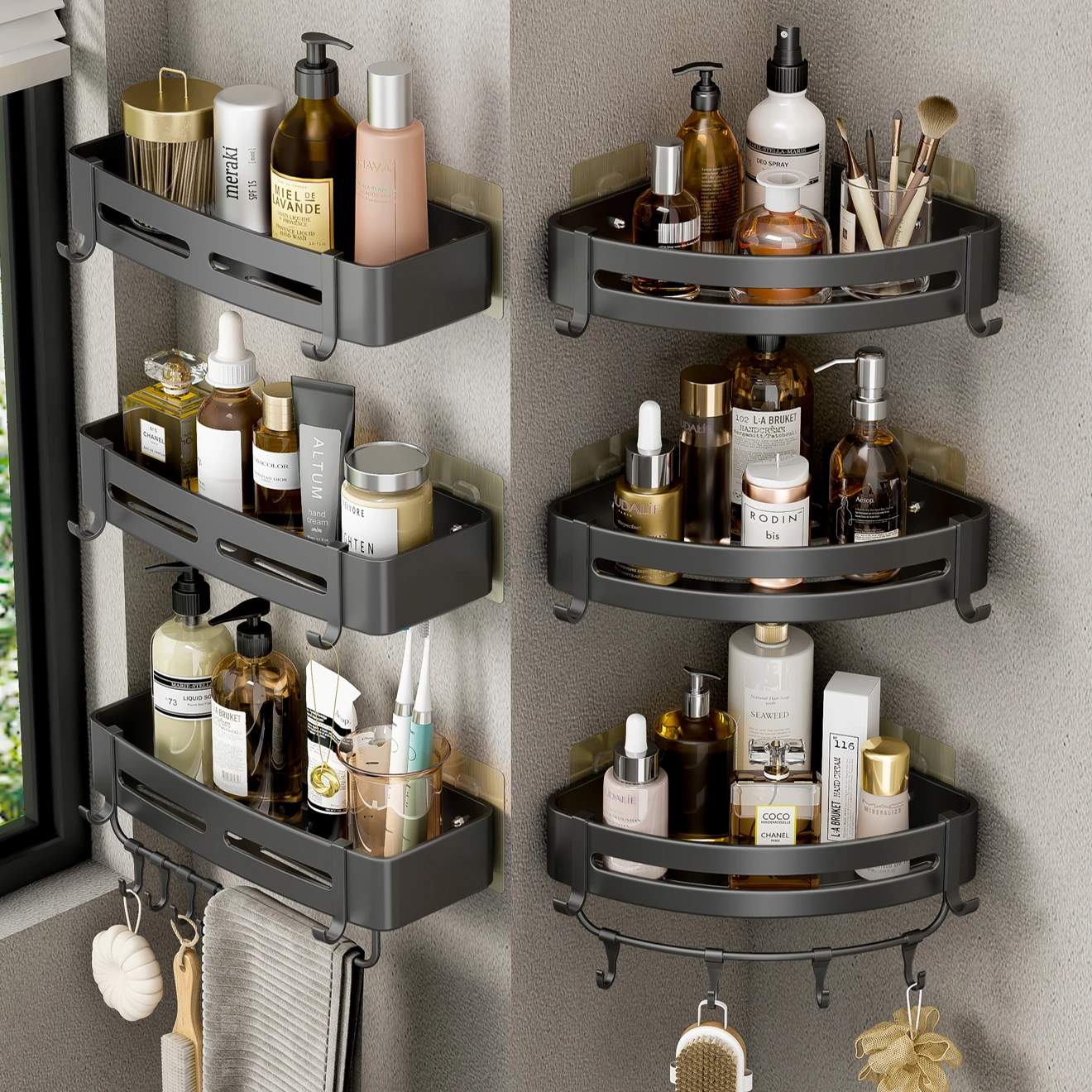 Corner Shelves Bathroom Shower Shelves F Bathroom Accessories