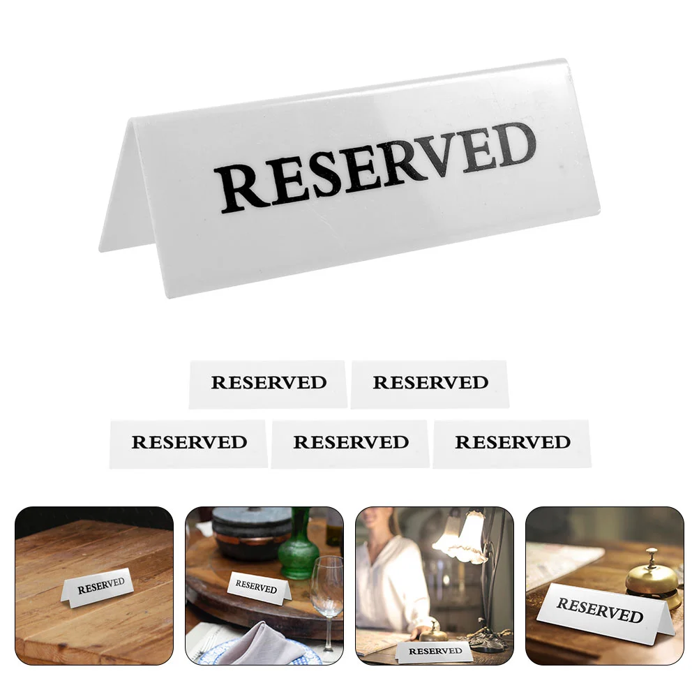 

Acrylic Tents Reserved Wedding Tents Signs Desk Signs Restaurant Reserved Table