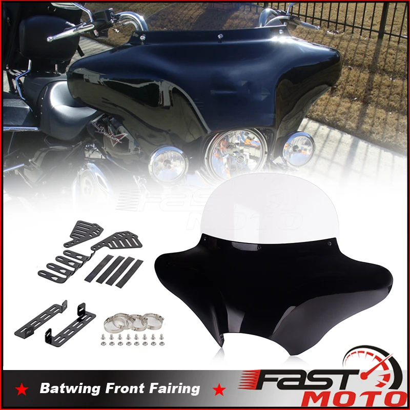 

Лобовое стекло для мотоцикла Harley Road king Softail Fatboy Honda VT 750 Yamaha XVS Suzuki VL