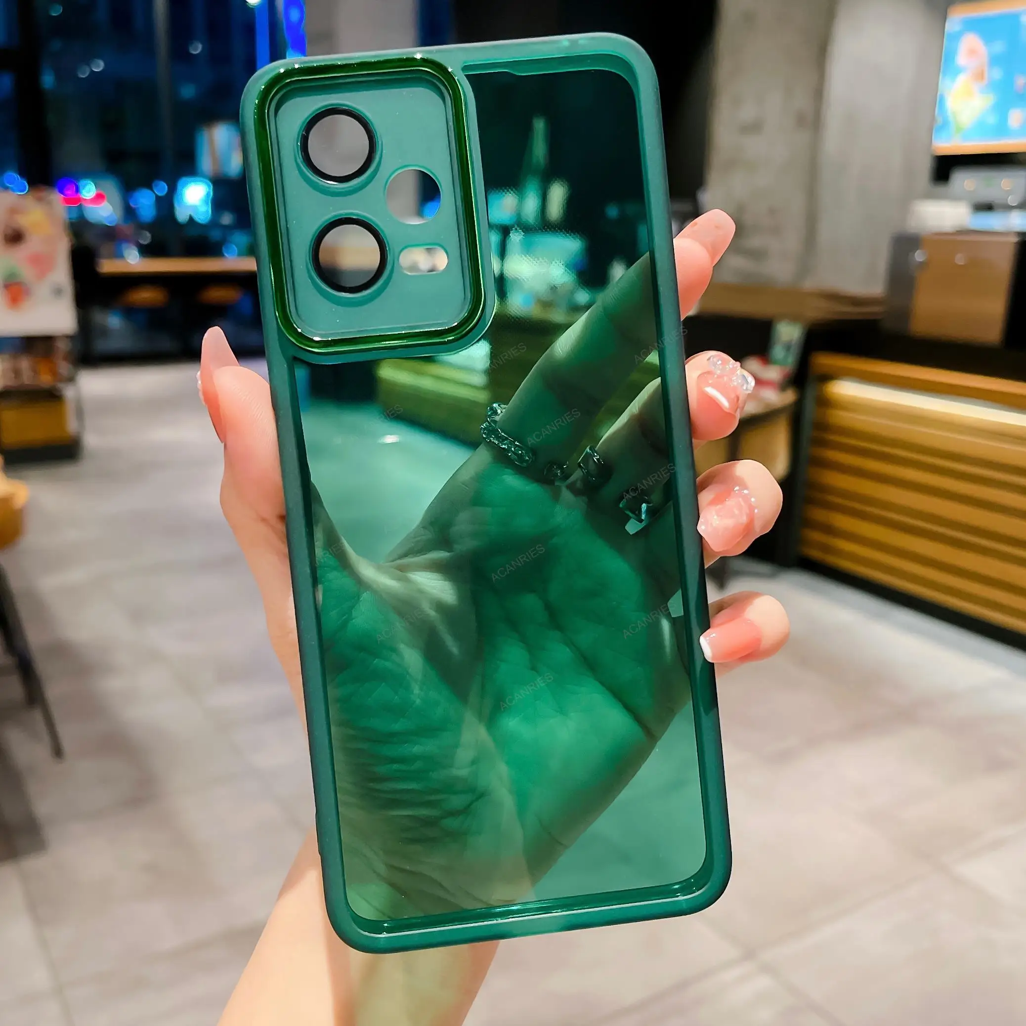 Clear Transparent Silicone Soft Case with Lens Protector