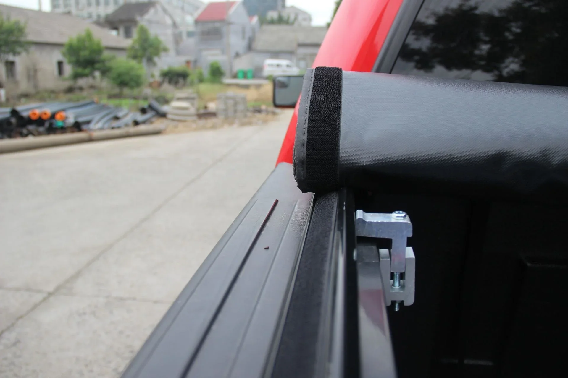 Other Exterior Accessories Truck Parts Soft Roll-up Tonneau Cover PVC Truck Bed Cover For 15-19 F150 custom