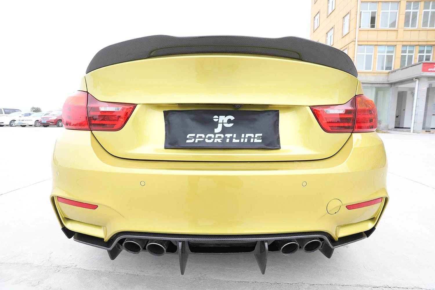 Carbon Fiber M4 Rear Ducktail Spoiler For BMW F82 M4 Coupe 14-19