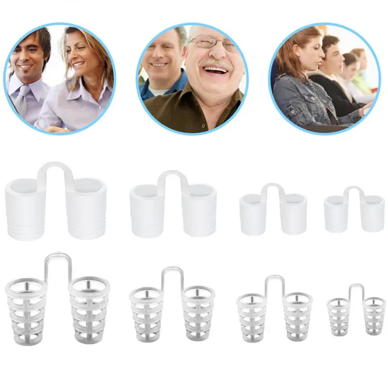 Stop snoring Anti Snoring Anti Snore Nose Clip Silicone Snoring Solution Device Snore Stopper Sleeping Aid Nasal Dilators Health Care