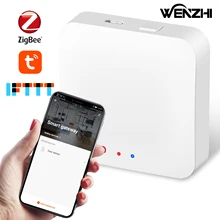 

Zigbee 3.0 Gateway Hub Smarthome Automation Casa Remote Control Switch Smart Life Tuya App Support Alexa Google Home Compatible