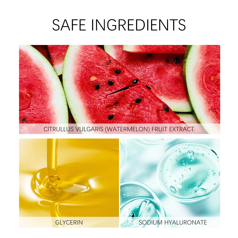 New Watermelon Glow Niacinamide Dew Drops Serum Makeup Primer Cream Lightweight Facial Serum & Priming Liquid Brightner 5
