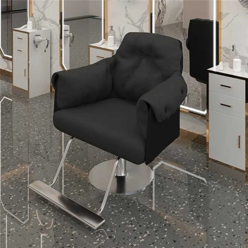 Shampoo Manicure Barber Chair Pedicure Facial Office Metal Barber Chair Ergonomic Stool Silla Barberia Nail Salon Equipment