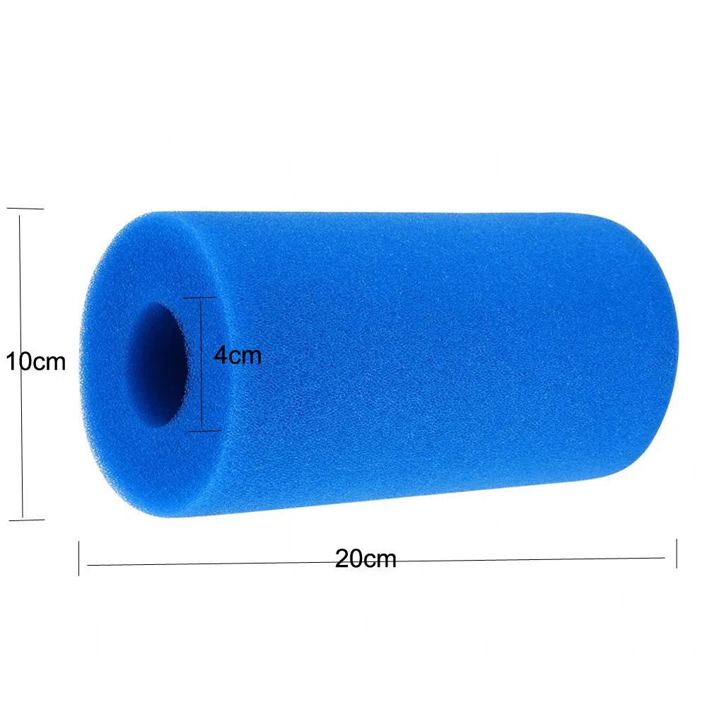 Agiferg Filtre de mousse réutilisable de piscine approprié de cartouche de  mousse d'éponge lavable pour le type A 