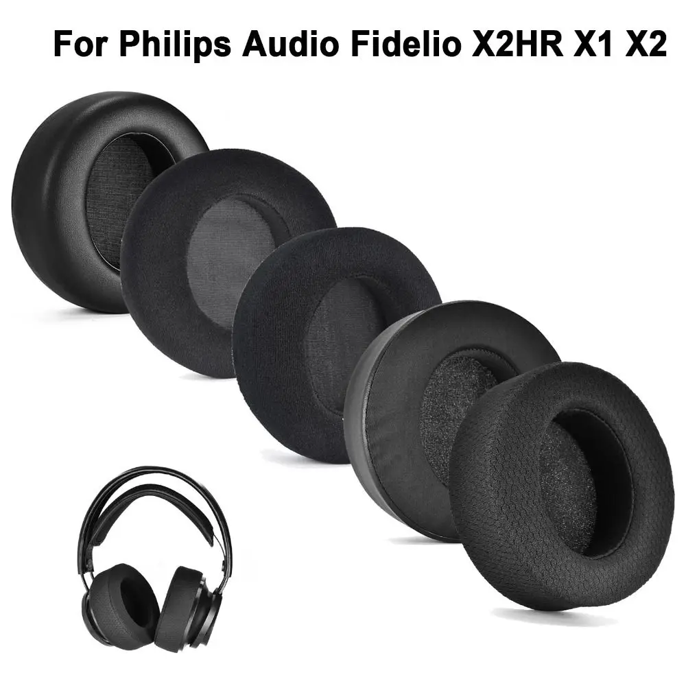 

Ear Pads Protein Leather Skin For Philips Audio Fidelio X2HR X1 X2 Headphones Soft Foam Cushion Cover Quality Earpads Earmuff